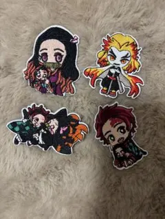 鬼滅の刃 ワッペン　4枚