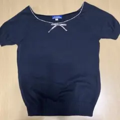 BURBERRY BLUE LABEL ブラックニット M