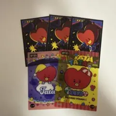 BT21 TATA クリアファイル レッド - メルカリ