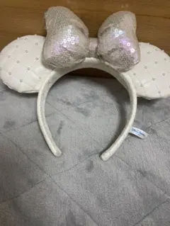 ディズニー スパンコール　キルティングカチューシャ