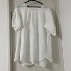 【Wcloset】ホワイトチュニック ブラウスのサムネイル