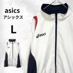 ASICS アシックス ウインドブレーカー 白 L ランニング ジャケット