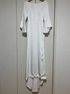 ドレスプロダクション　アンブレラスリーブ バックVドレス（W250）