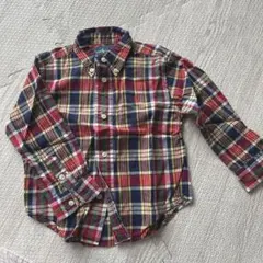 Ralph Lauren チェック柄長袖シャツ 90