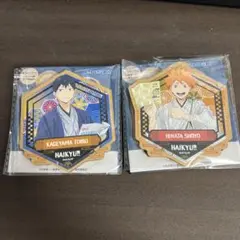 ハイキュー レッツゴーキョート 京都限定 木製コースター 2点セット