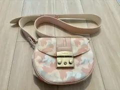 最終お値下げ♡FURLA フルラ フラワー 花柄 ショルダーバッグ ピンク