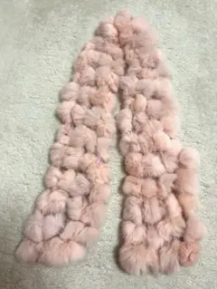 マフラーピンク