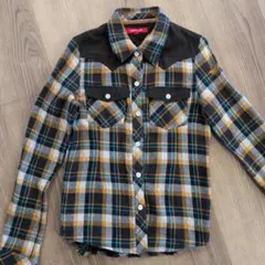 tommy girl チェック柄 長袖シャツ ウエスタン調