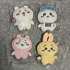 ちいかわ ぬいぐるみBIG ガチャ ハチワレ うさぎ 4個 セット