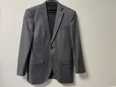 グレー チェック柄 ビジネススーツジャケット