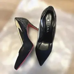 【美品】DIANA 9cmヒール パンプス 23.5cm レッドソール ダイアナ