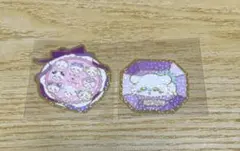 ちいかわ キラキラダイカットステッカー リボン モモンガ