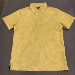 Callaway パームツリー柄 ポロシャツ M