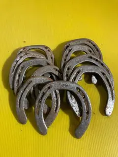 使用後　蹄鉄　10個