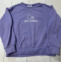 SPY×FAMILY アーニャ　ロゴ　プリント　スウェット　トレーナー　120
