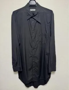 Yohji Yamamoto POUR HOMME ダークグリーン 長袖シャツ Yohji Yamamoto POUR HOMME ダークグリーン 長袖シャツ