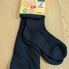 ブラック M-L 吸湿発熱 消臭タイツ