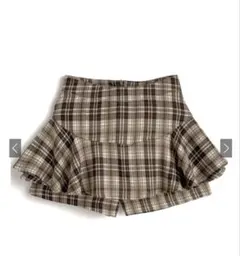 GRL ks006a チェック柄フリルキュロット