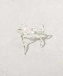 3coins スリーコインズ リボン 指輪 リング リボンリング シルバー