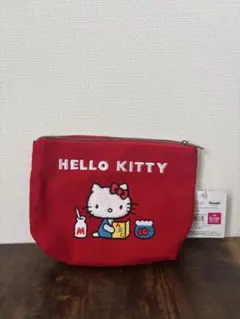 【タグ付き未使用】HELLO KITTY 赤いポーチ