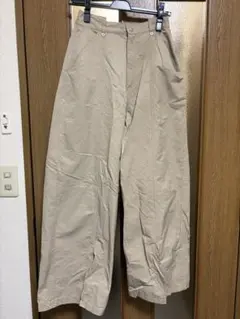 &g'aime ワイドパンツ ベージュ