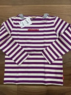 【新品】ミキハウス　ロンT 120 ボーダー