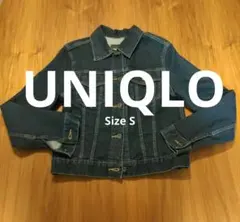 【美品】UNIQLO　ユニクロレディース　デニムジャケットS　Ｇジャン