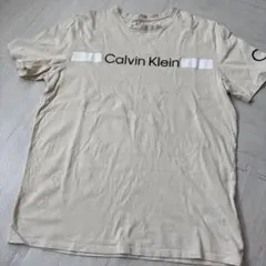 Calvin Klein ベージュ Tシャツ Mサイズ