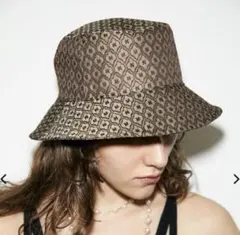 【MOUSSY】モノグラム バケットハット ブラウンのサムネイル