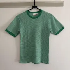 ヘルスニット　グリーンボーダー　Tシャツ　Healthknitのサムネイル