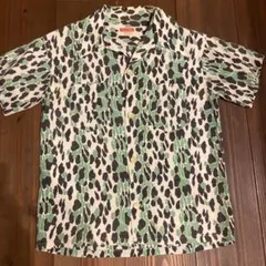 50s Tom Sawyer アニマル 豹柄 シャツ レーヨン ロカビリー