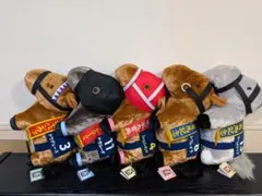 サラブレッドコレクションふわふわBIGぬいぐるみ5頭セット