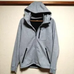 【美品】BEAMS HEART フード付パーカージャケット グレー系　メンズ　L