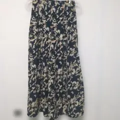 GU ガウチョパンツ 花柄 M