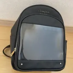 推し活　痛バッグ リュック ブラック