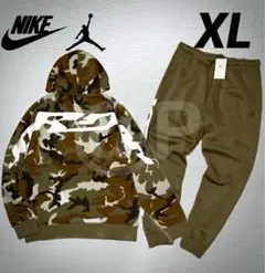 XL 新品 ナイキ ジョーダン MVP 上下セット 迷彩 パーカー パンツ
