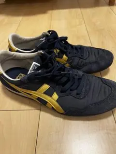 最終値引き　Onitsuka Tiger スニーカー ネイビー/イエロー