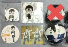 【バラ可】Dr.STONE ドクターストーン ふわコロマスコット 缶バッジ 金狼