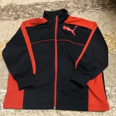 PUMA ジャージ 黒/赤 120
