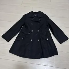 コムサデモードフィユ トレンチコート　ブラック　110