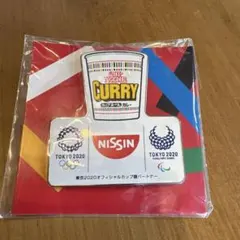 NISSIN カップカレー ピンバッジ 東京2020のサムネイル