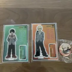 くら寿司　僕のヒーローアカデミア　 アクリルスタンド　バッジセット