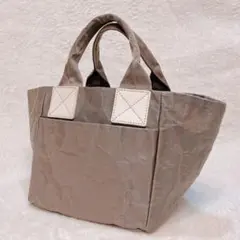 【極美品】ボーデッサン　アルミボンディング　トートバッグ　シルバー　白　ナイロン