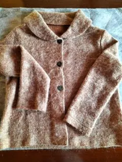 ✿オレンジ カーディガンジャケット M-L✿