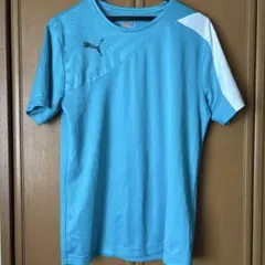PUMA プーマ 半袖スポーツTシャツ ターコイズブルー Sサイズ トレーニング