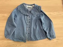 【美品】ZARA デニムシャツ（110cm）
