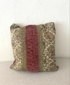 ヴィンテージ アンティークレトロゴブラン刺繍ベルベットクッションカバーのサムネイル