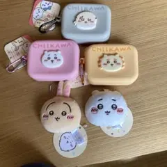 ちいかわ ミニシリコンポーチ3点➕ミラー2点、合計5点