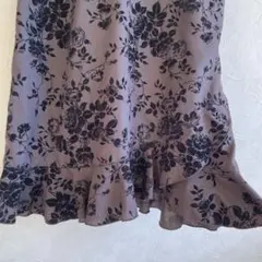 レストローズ ワンピース 茶×黒