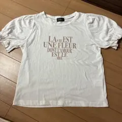 evelyn パフスリーブ Tシャツ ホワイトのサムネイル